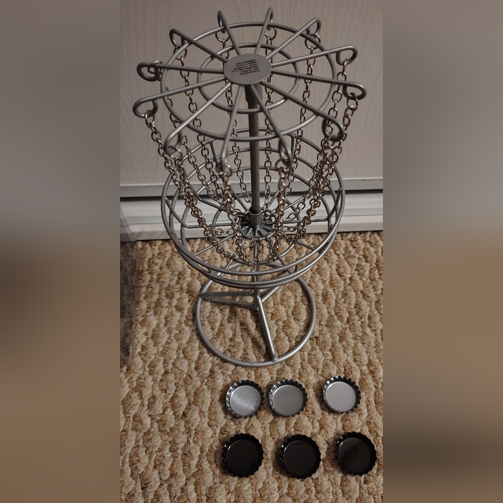 Bottle Cap Disc Golf Game
